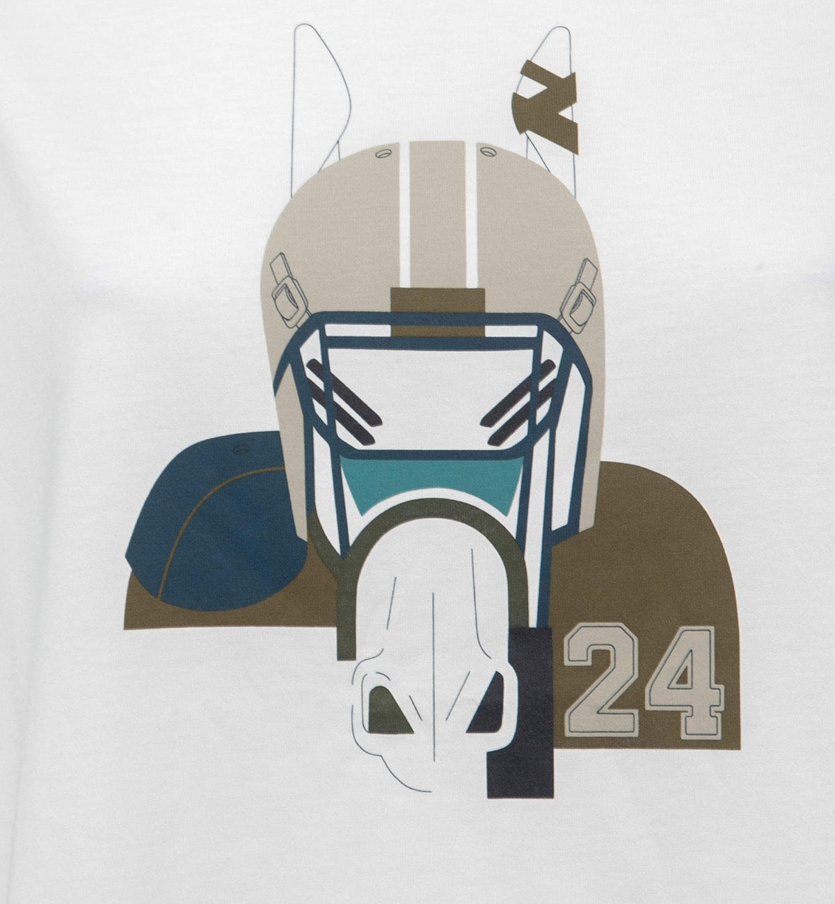 Hermes “Quarterb'H” Printed T-shirt (White)