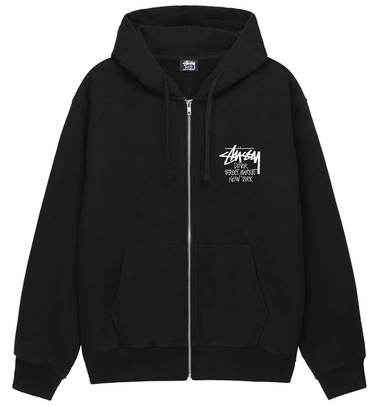 Stussy Dover Street Market Zip Hoodie (Black)