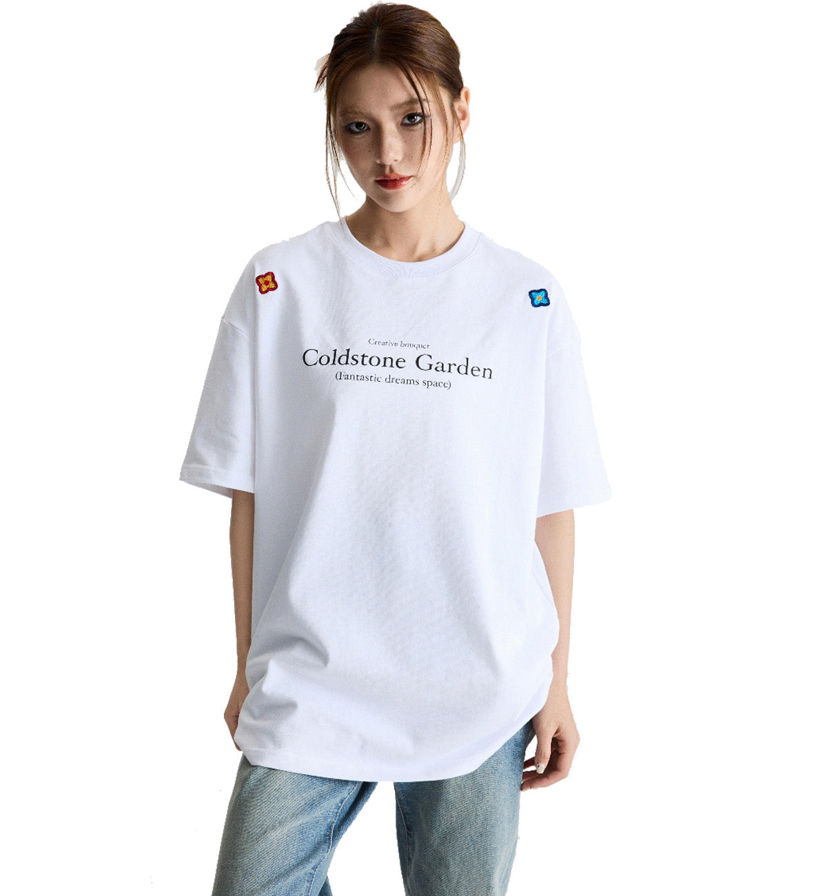 Coldstone Garden Fantastic Dreams Space T-Shirt (White)