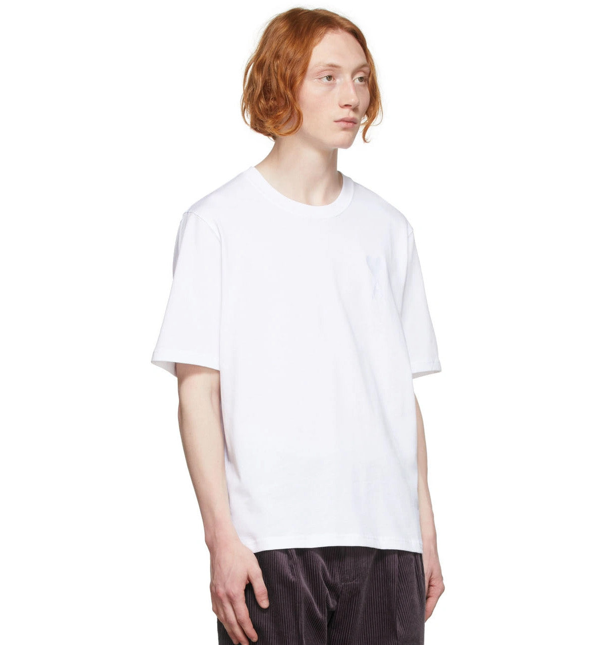 Ami de Coeur Embroidered Heart T-shirt (White)