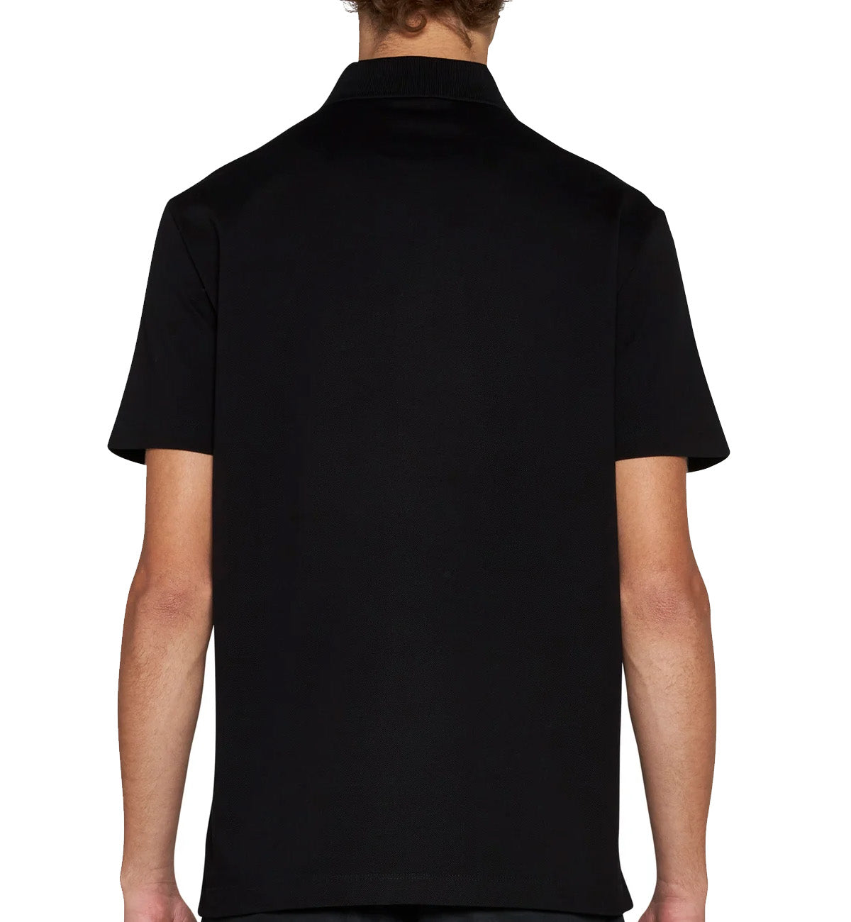 Versace Medusa Embroidered Polo Shirt (Black)