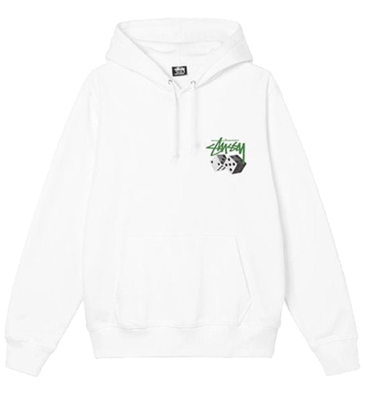 Stussy Solid Dice Hoodie (White)