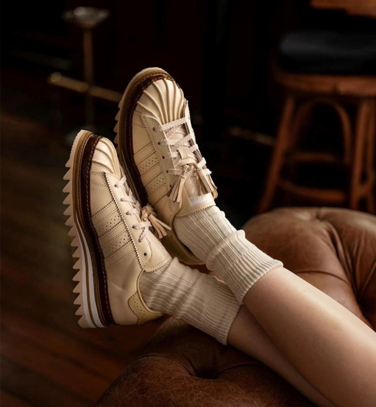Adidas X Clot Superstar (Tan)