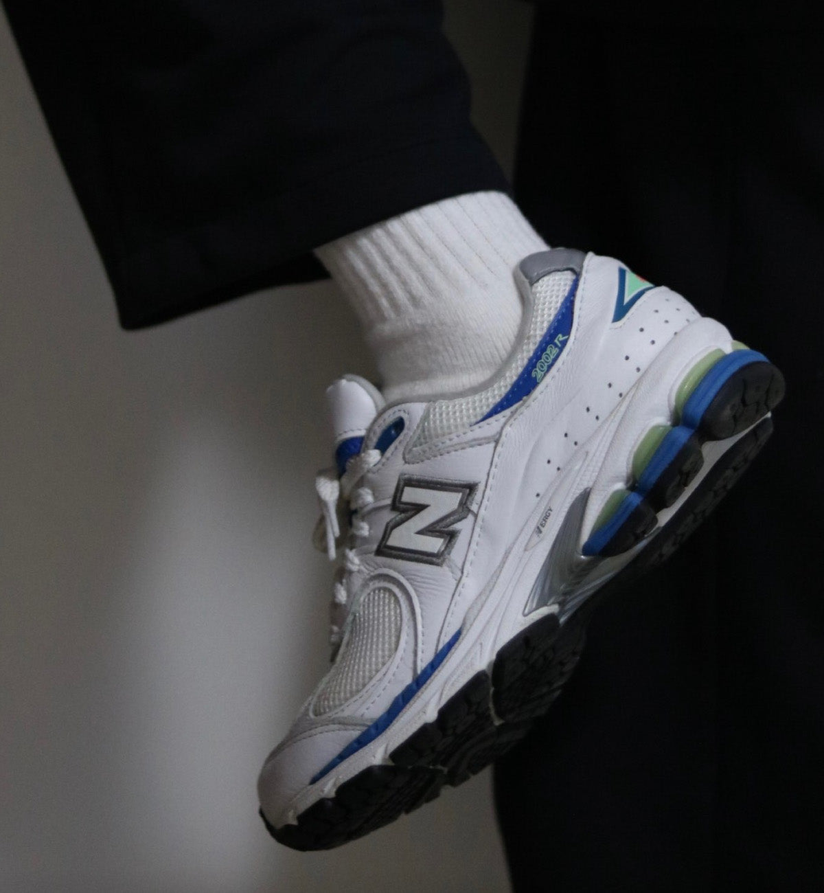 New Balance 2002R White Blue
