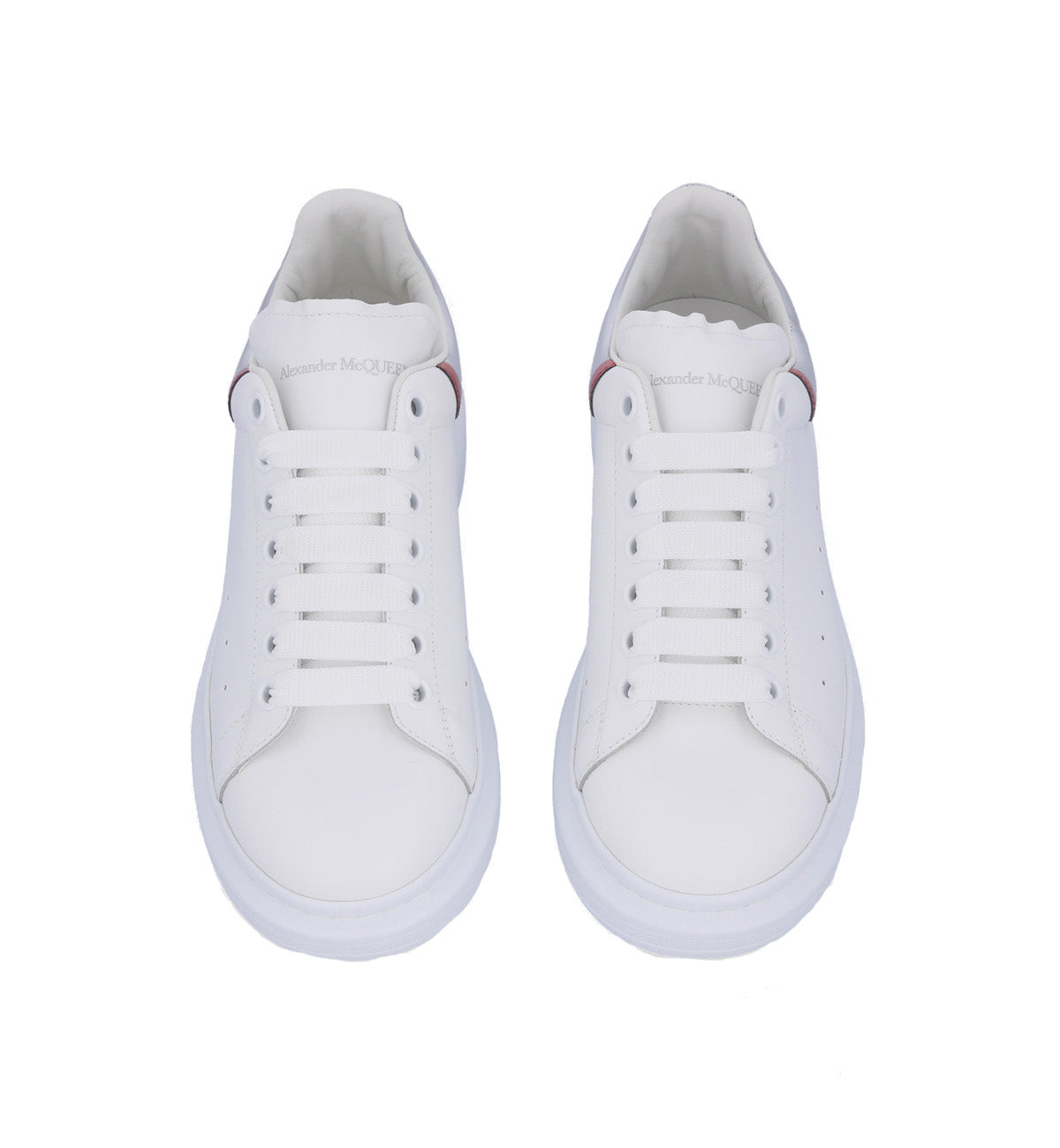 Alexander McQueen Men's Metallic Tab Oversized Sneakers