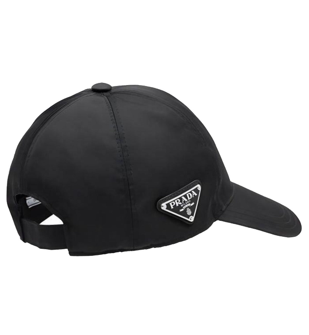 Prada Black Nylon Baseball Cap