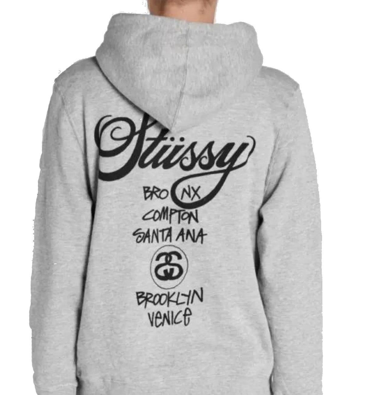 Stussy World Tour Hoodie (Grey)