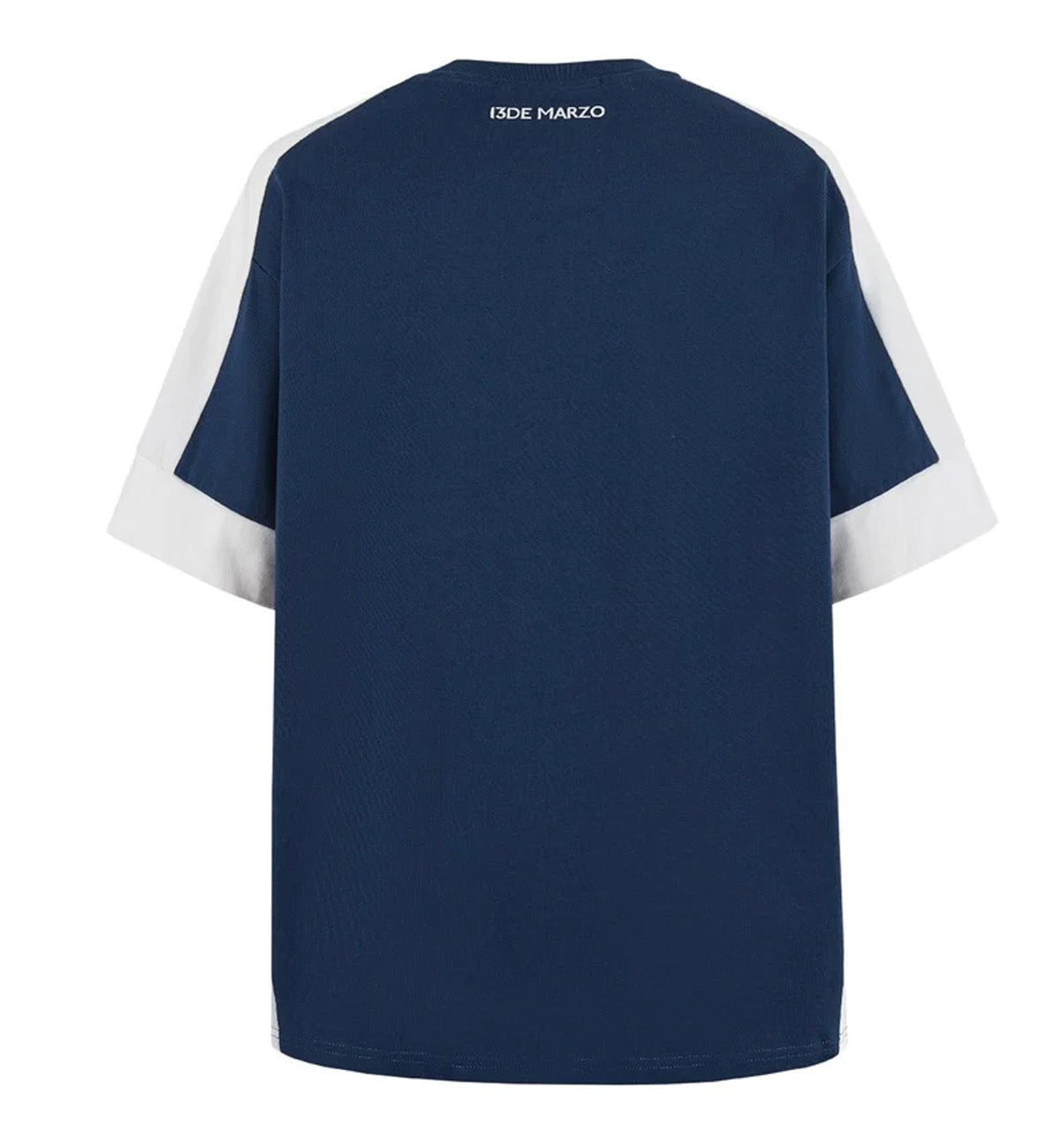 13DE MARZO Hook & Loop Logo T-Shirt (Navy)