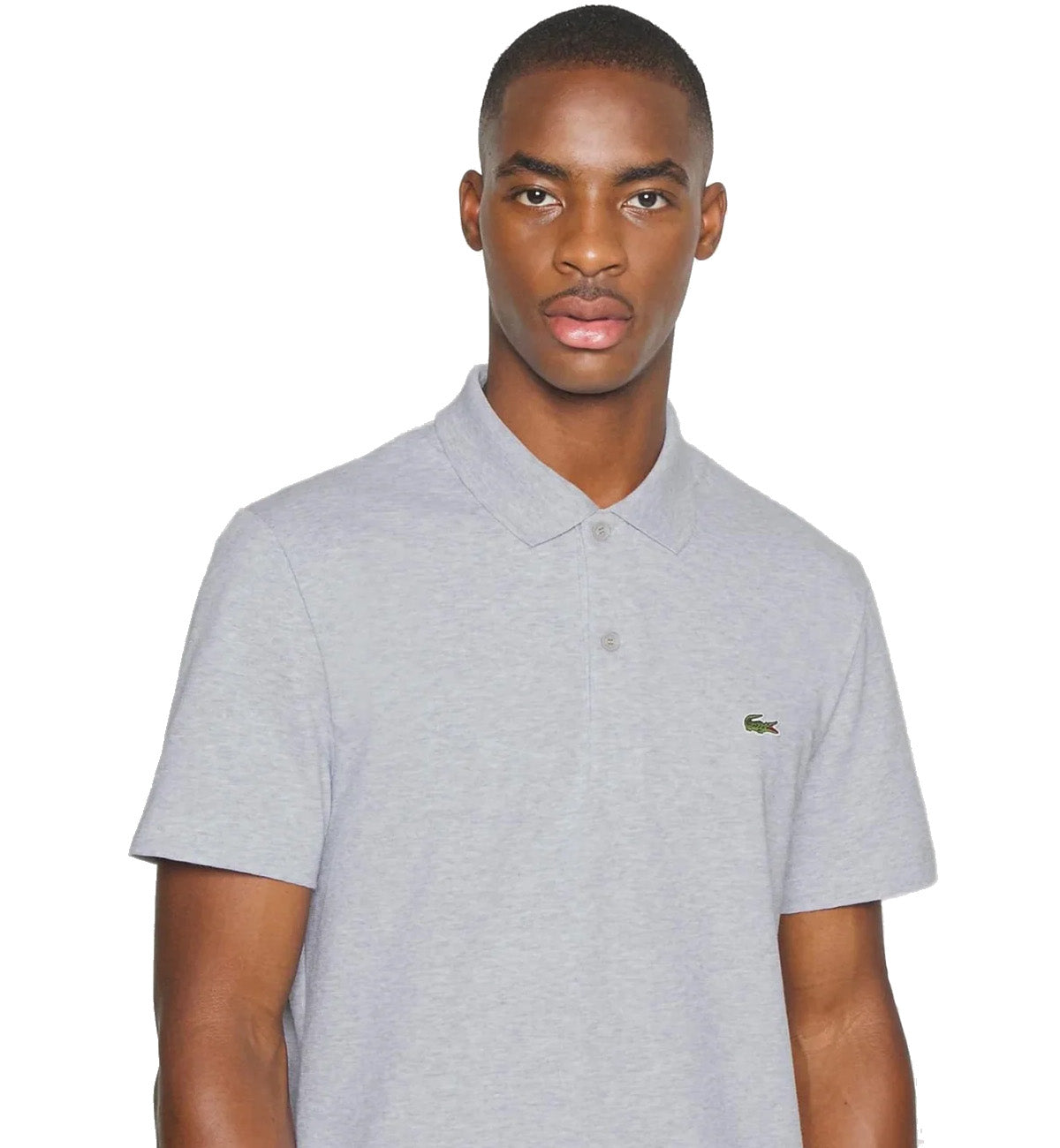 Lacoste Classic Fit Cotton Polo Shirt (Grey)