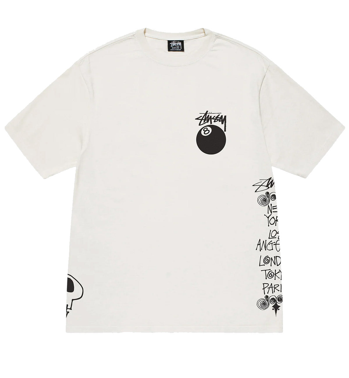 Stussy Test Strike Pigment Dyed Tee (White)