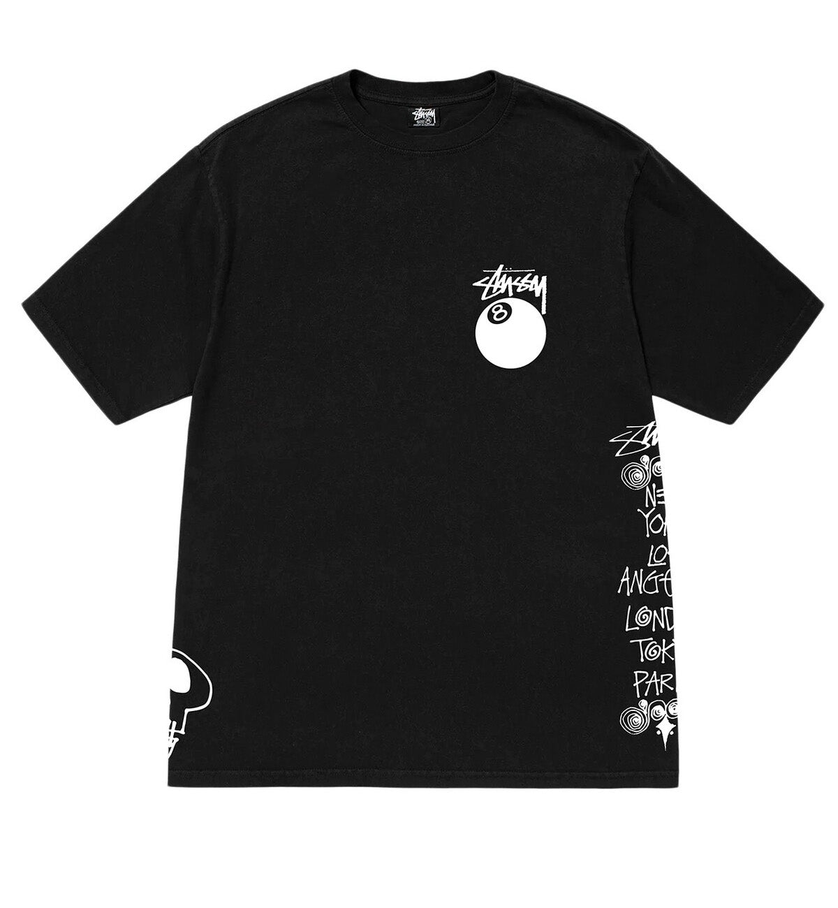 Stussy Test Strike Pigment Dyed Tee (Black)