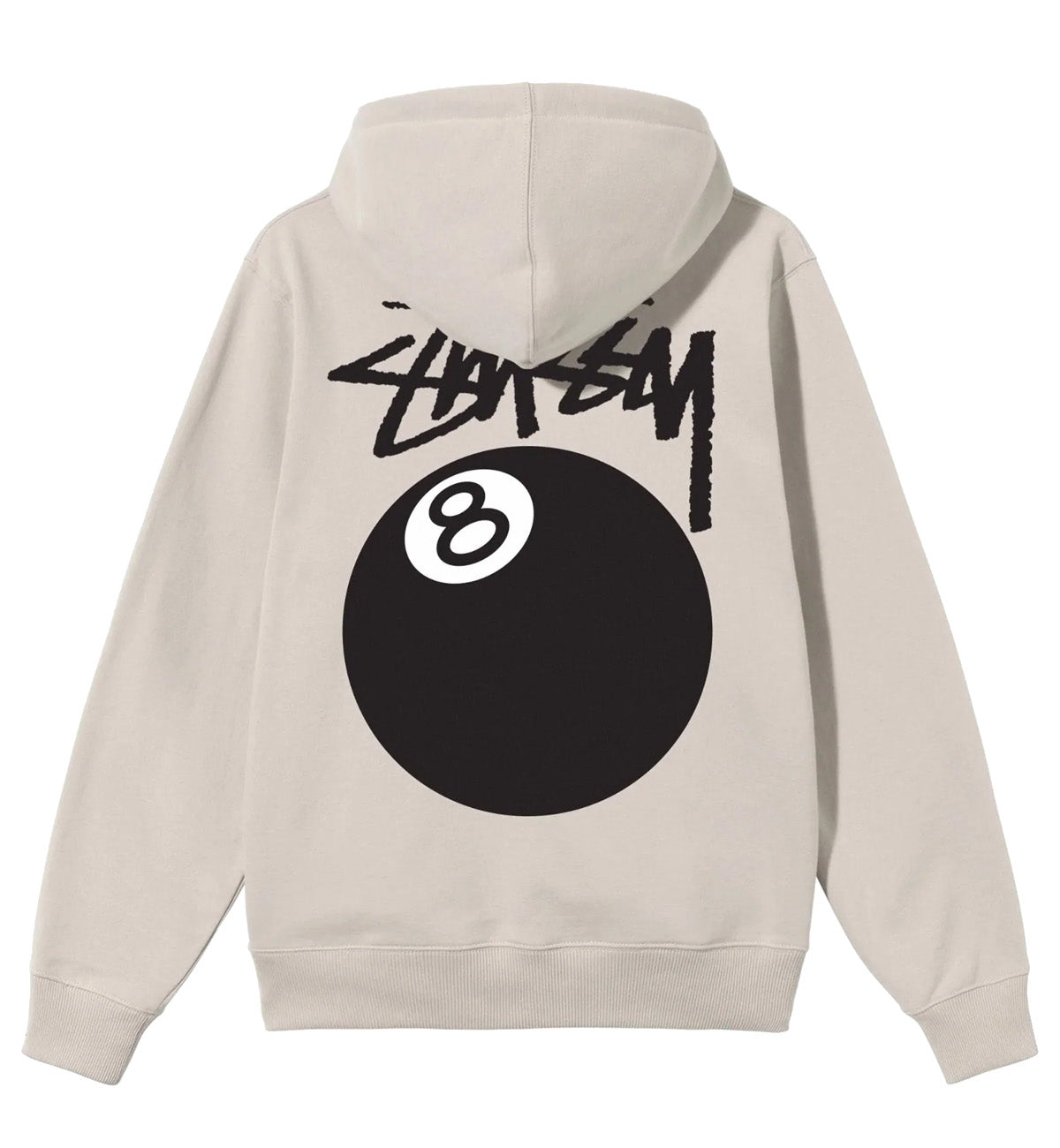 Stussy 8 Ball Zip Hoodie (Beige)