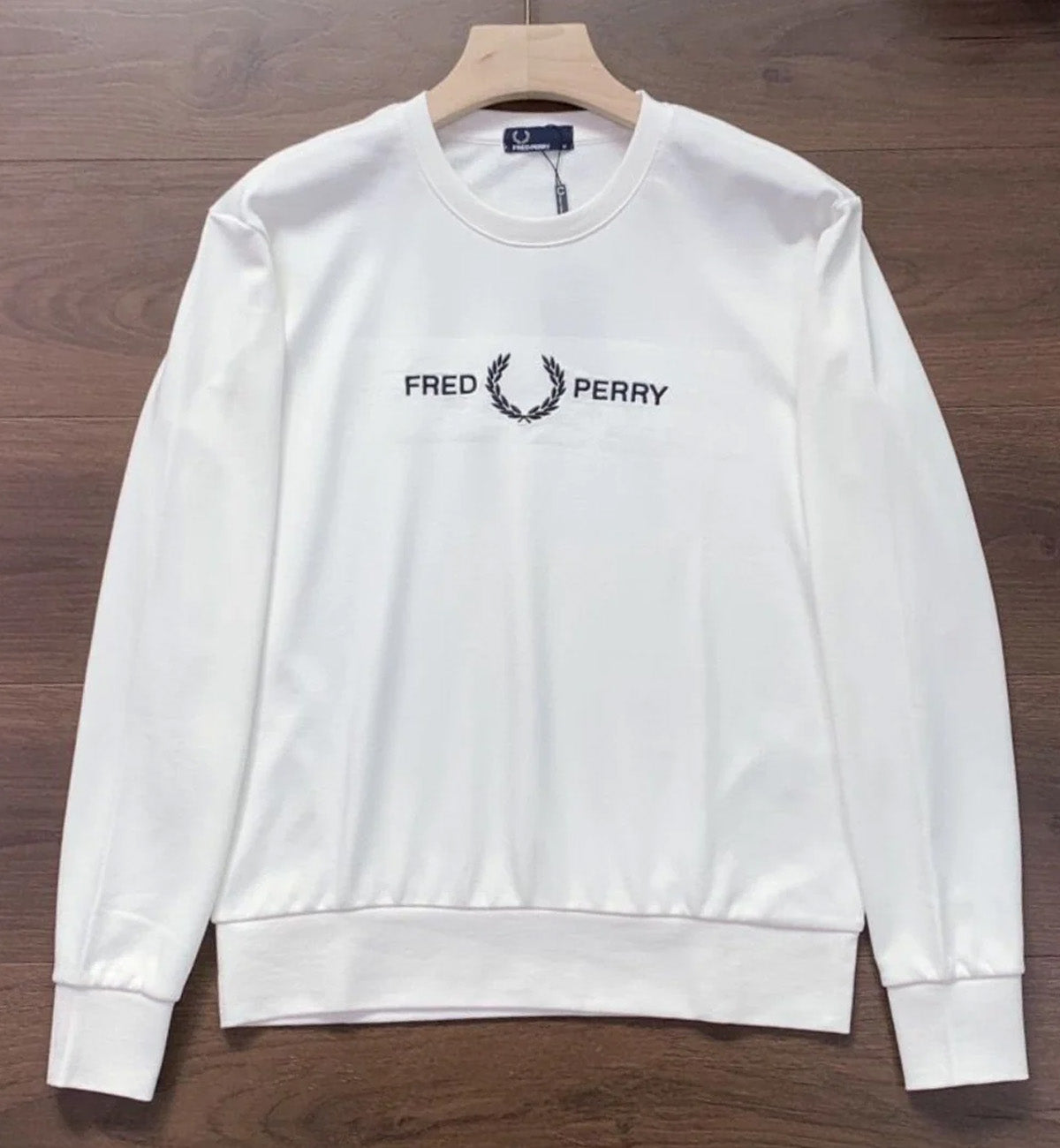 Fred Perry Graphic Sweatshirt (White)