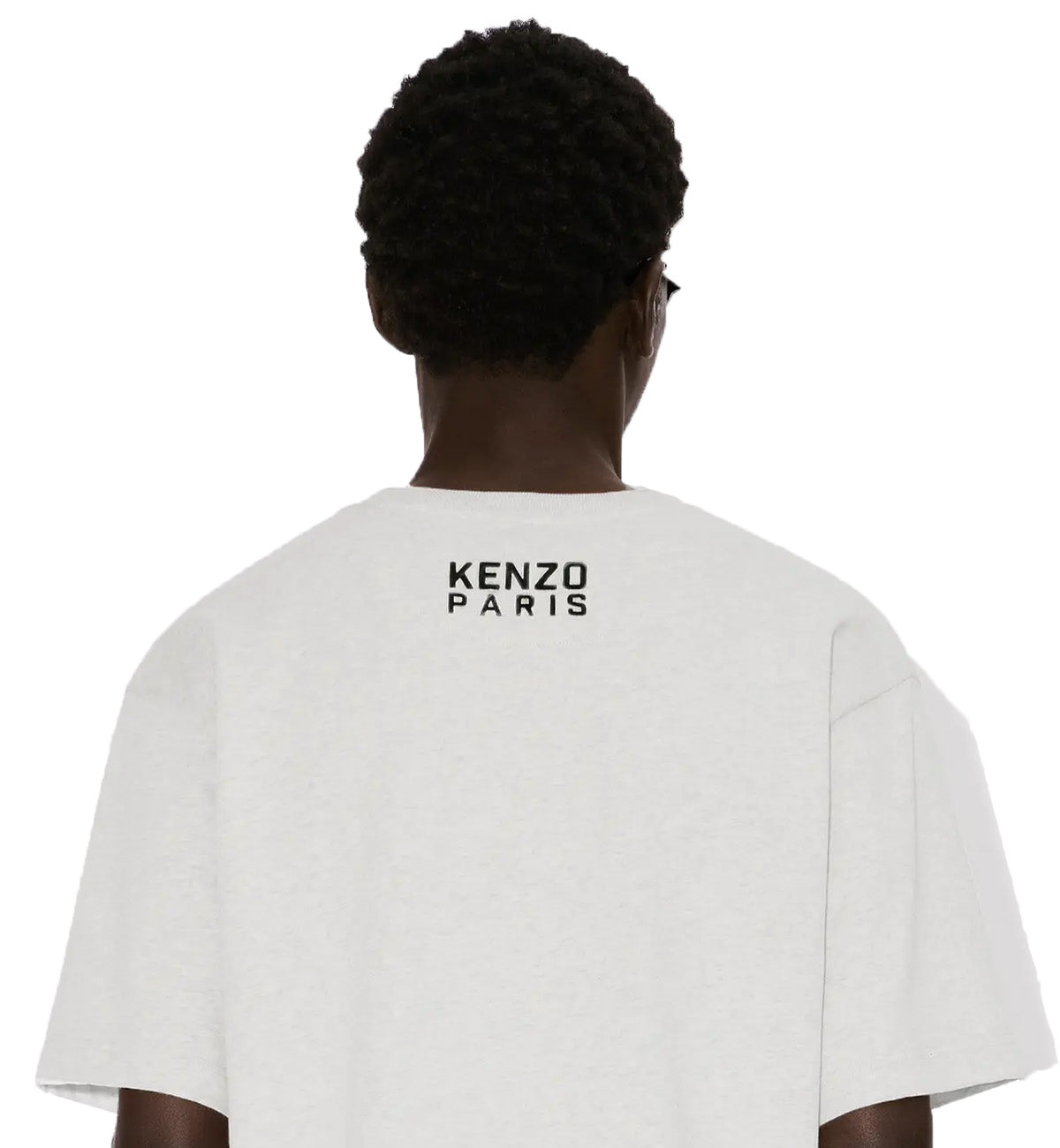 Kenzo Embroidered Happy Tiger T-Shirt (Grey)