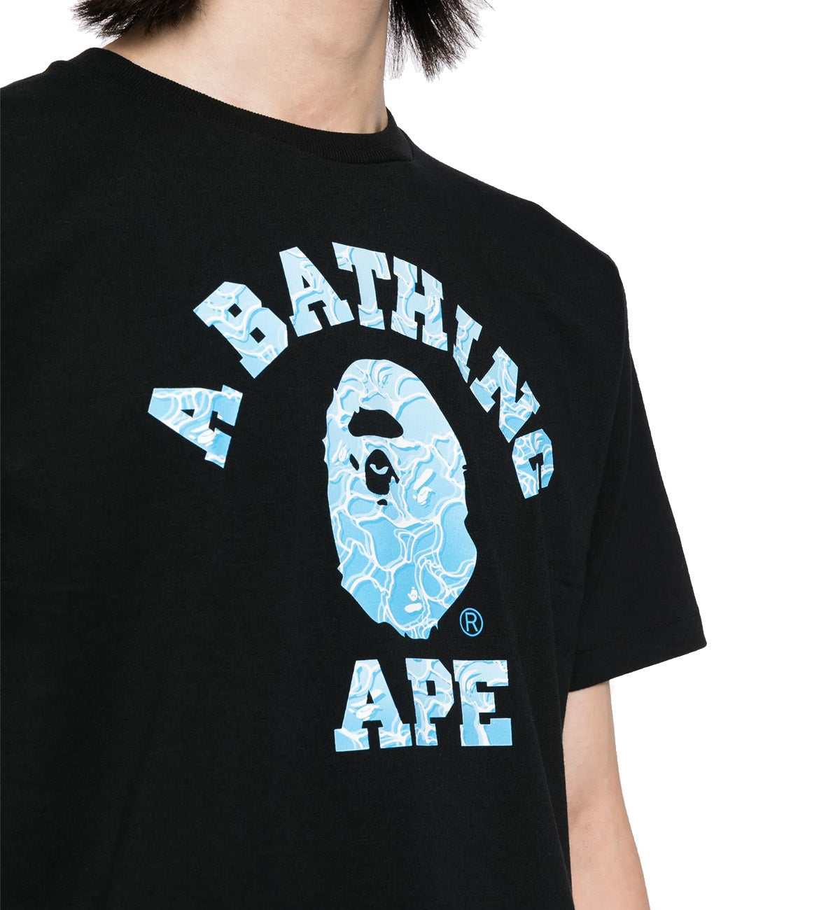 Bape A Bathing Ape Cyan T-Shirt (Black)