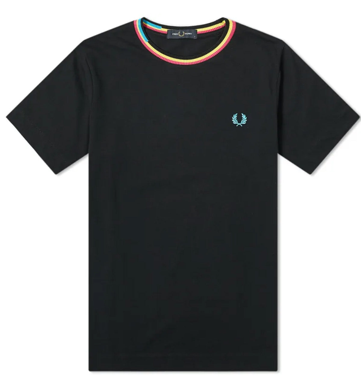 Fred Perry Gradient Twin Tipped T-Shirt (Black)