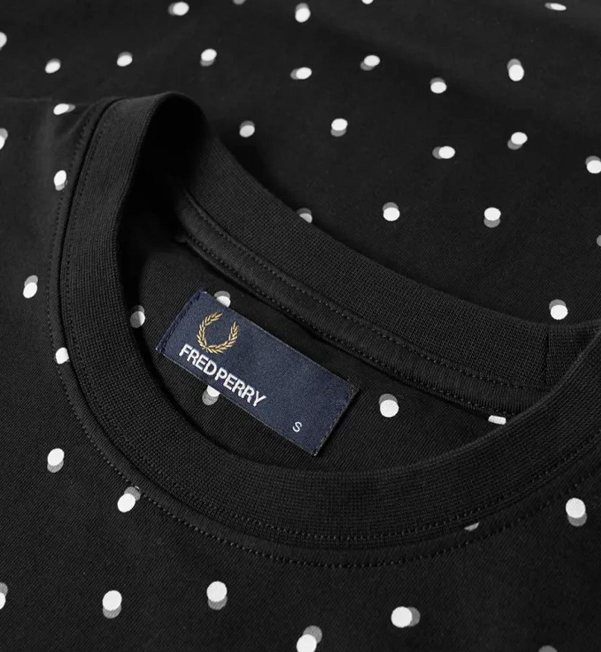 Fred Perry Dot T-Shirt (Black)