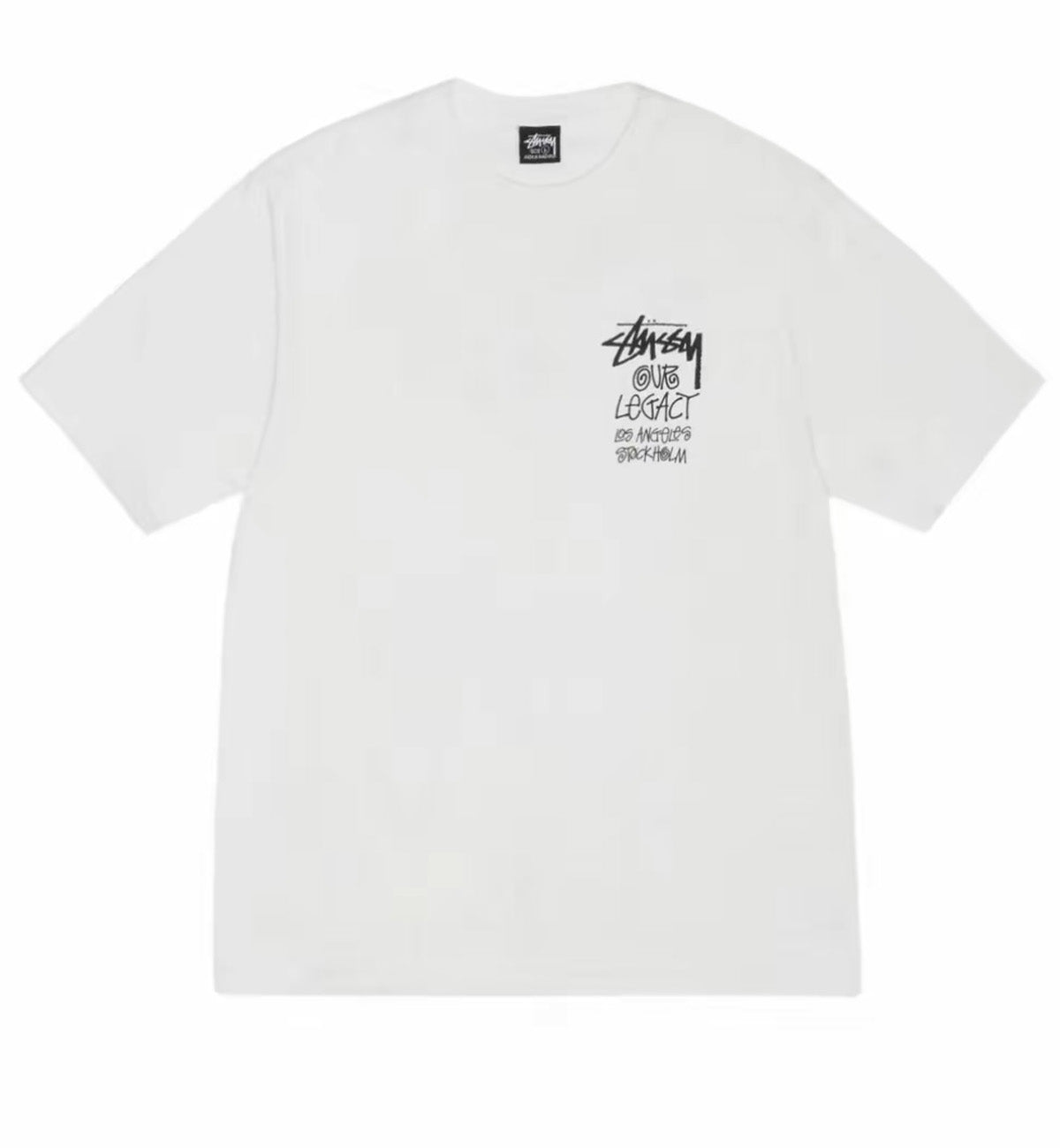 Stussy x Our Legacy 8 Ball Tee (White)
