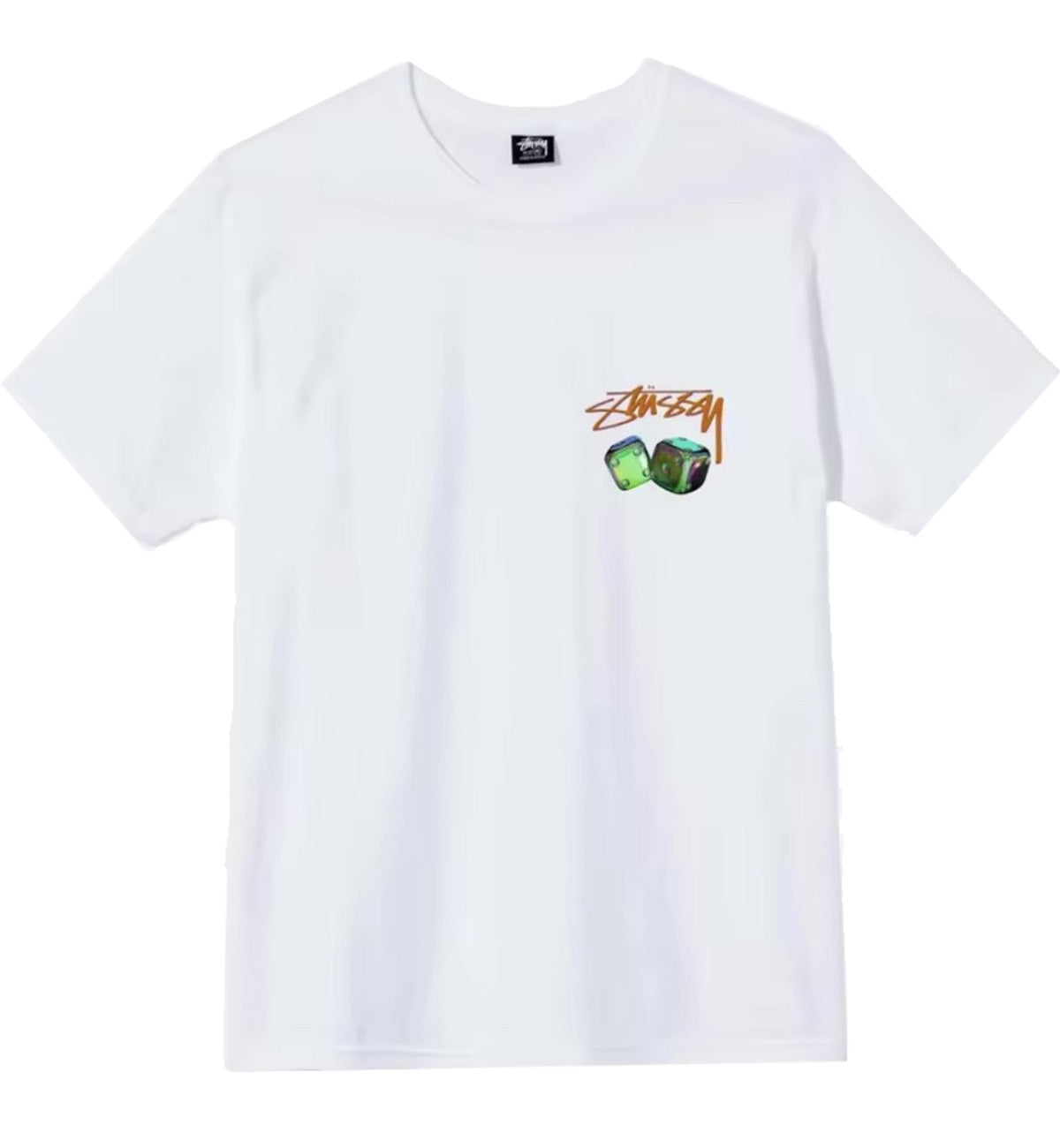 Stussy Iridescent Dice Tee (White)