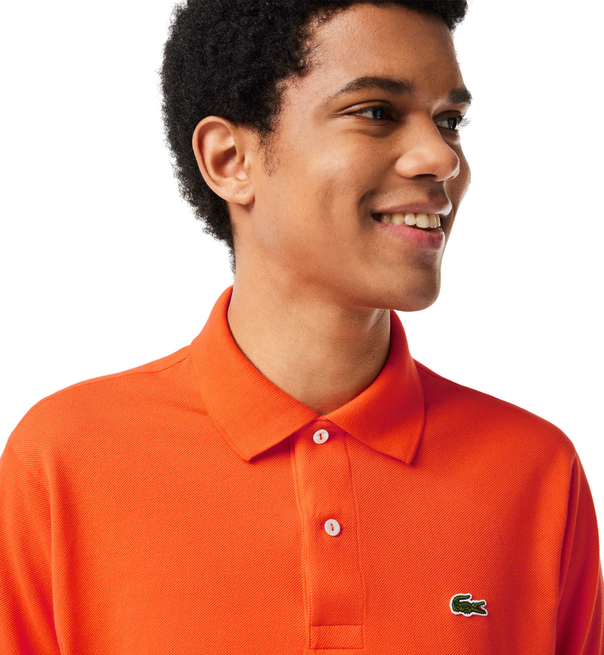 Lacoste Classic Fit Cotton Polo Shirt (Orange)