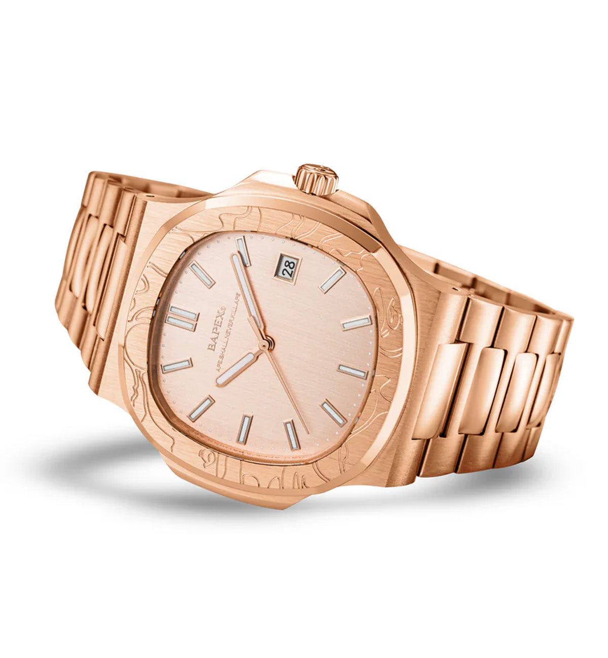 Bapex Type 10 Watches (Gold Pink)