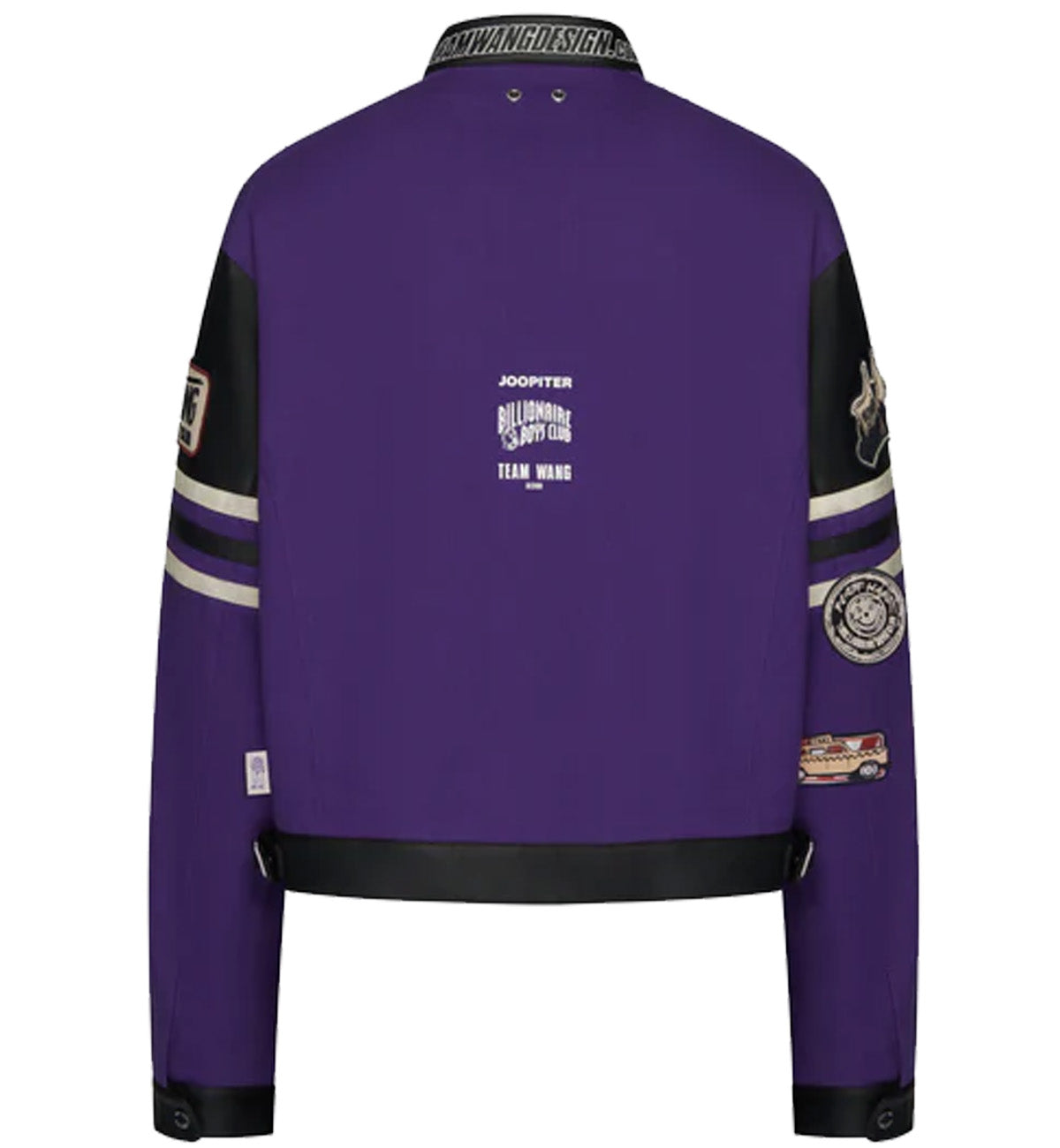 Team Wang Life Is A Race Biker Jacket (Purple)
