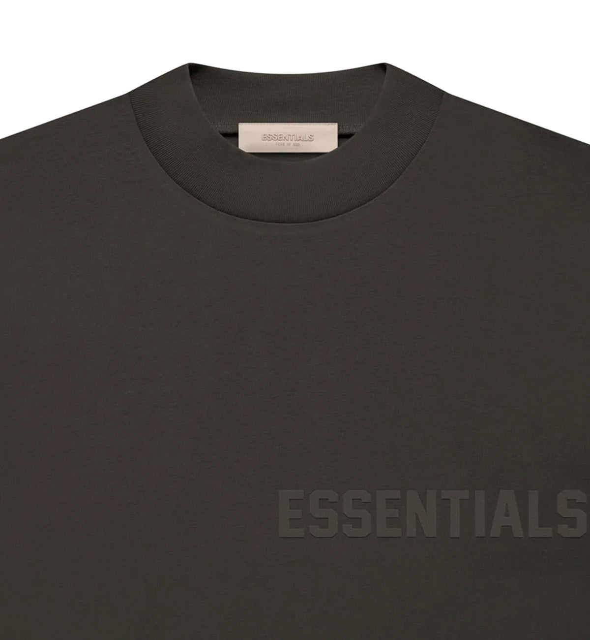 Fear of God Essential SS23 Long Sleeve T-Shirt (Off Black)