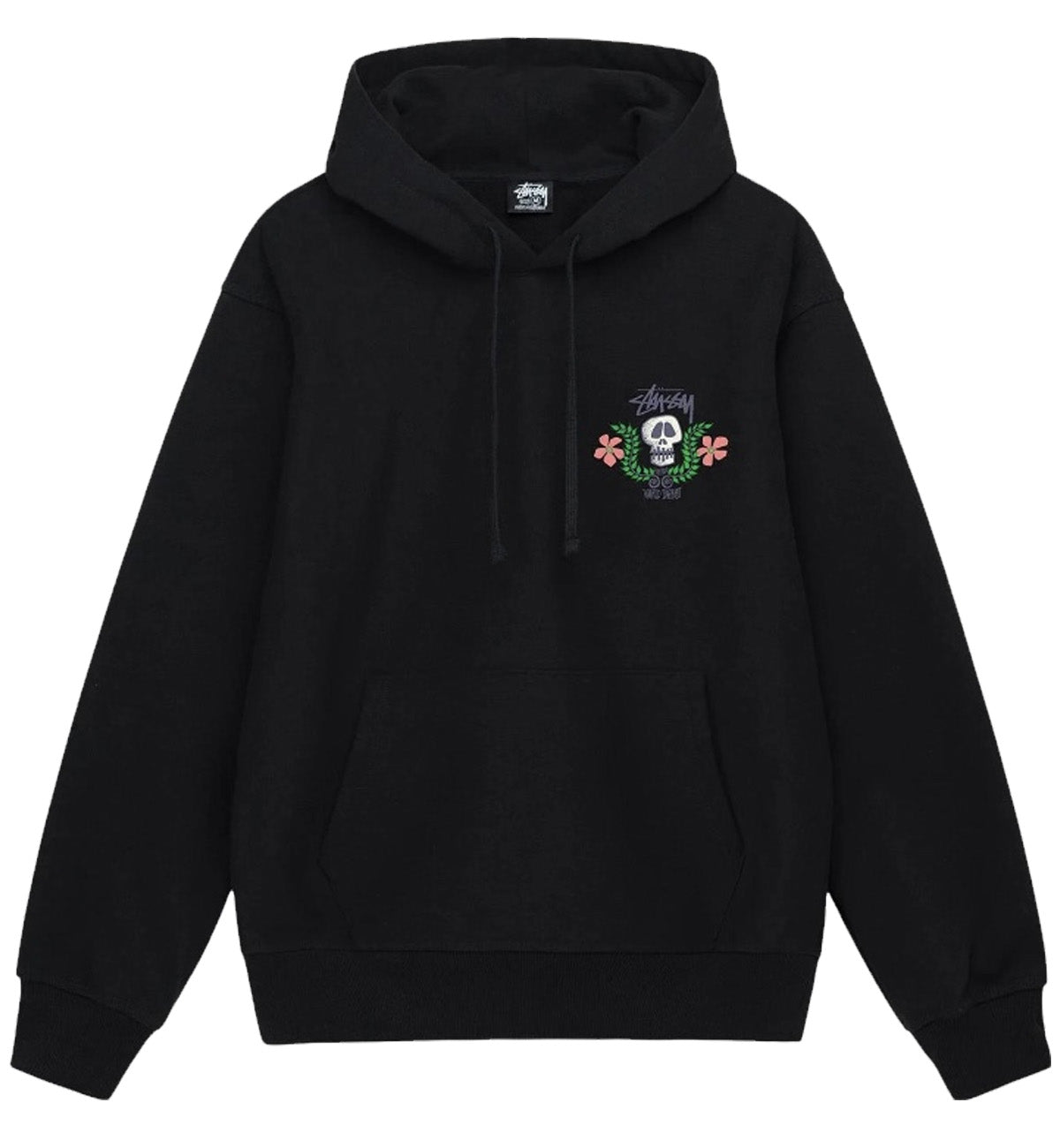 Stussy Skull Crest Hoodie (Black)