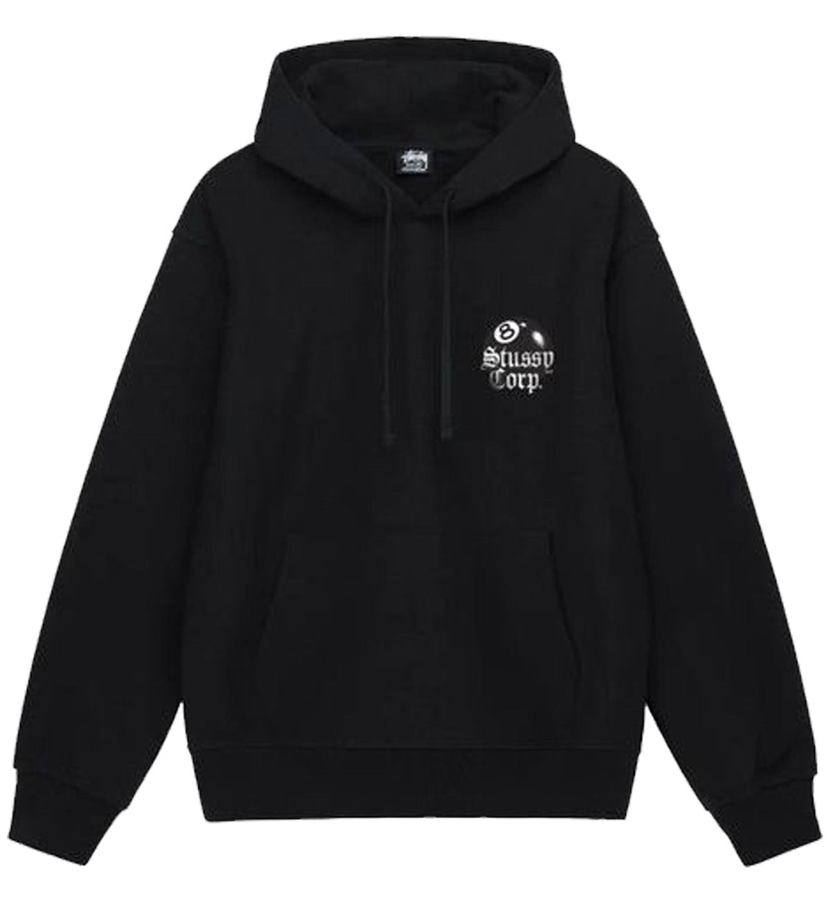 Stussy 8 Ball Corp Hoodie (Black)