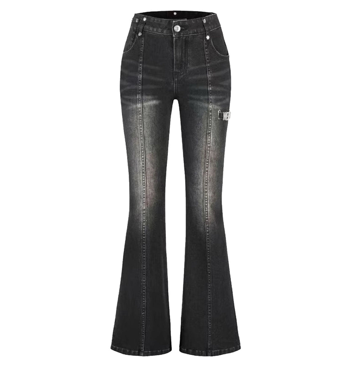 13DE MARZO Jean Pants (Black)