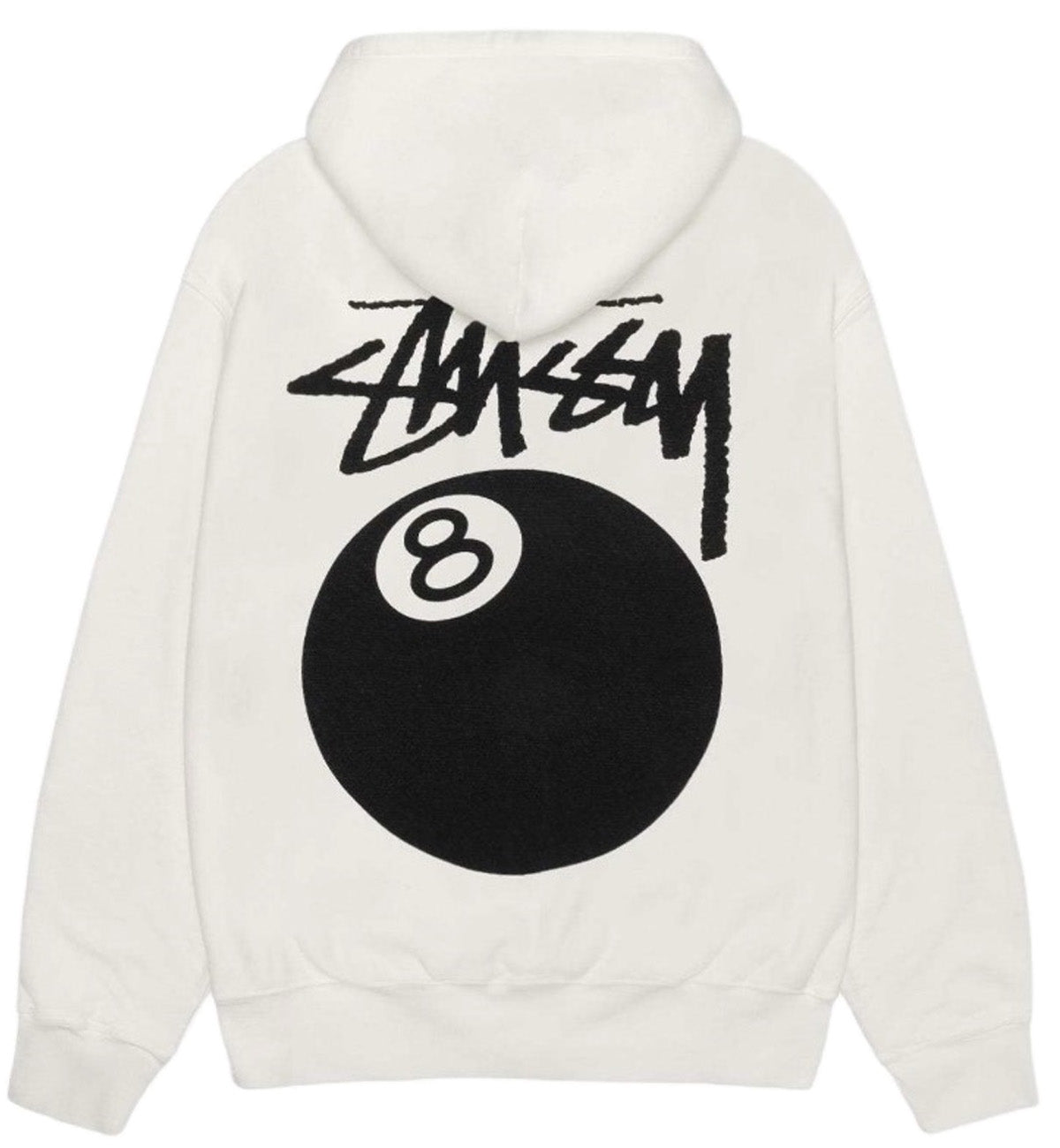 Stussy 8 Ball Hoodie (White)