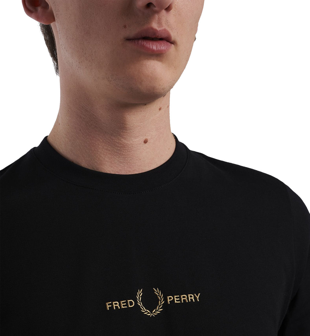 Fred Perry Small Logo Black T-Shirt 2023 (Black)