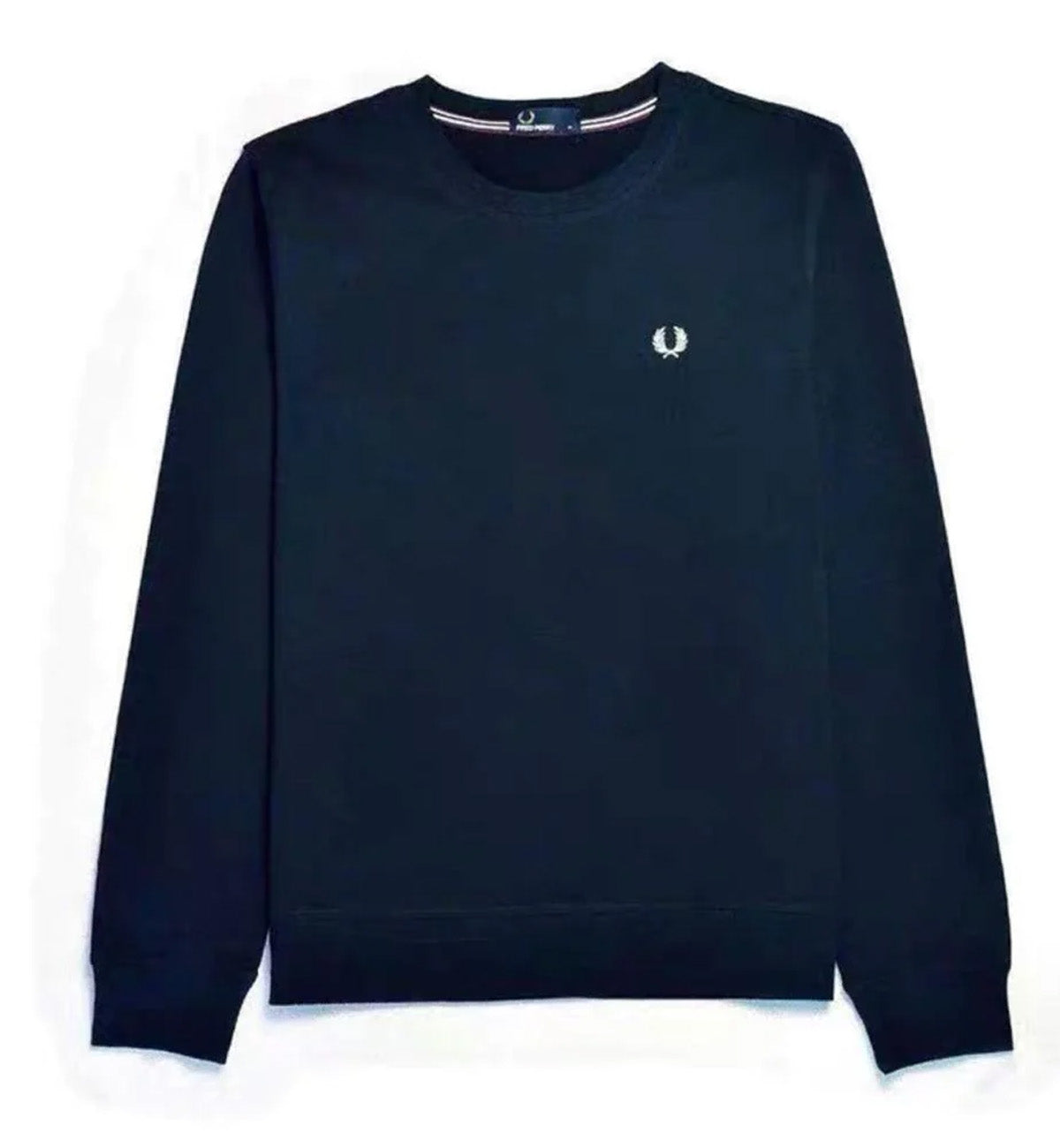 Fred Perry Small Logo Sweatshirt (Navy)