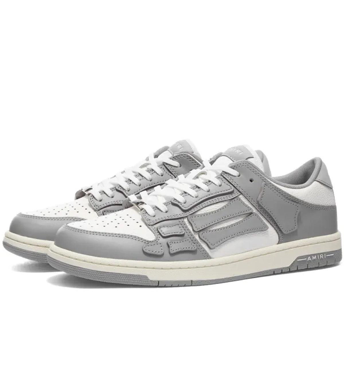 Amiri Skel-Top Low - Grey / White