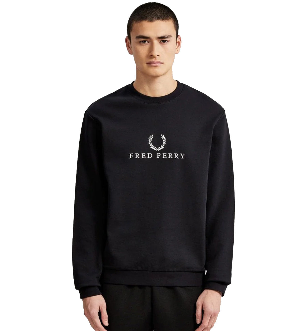 Fred Perry Sweatshirt (Black)