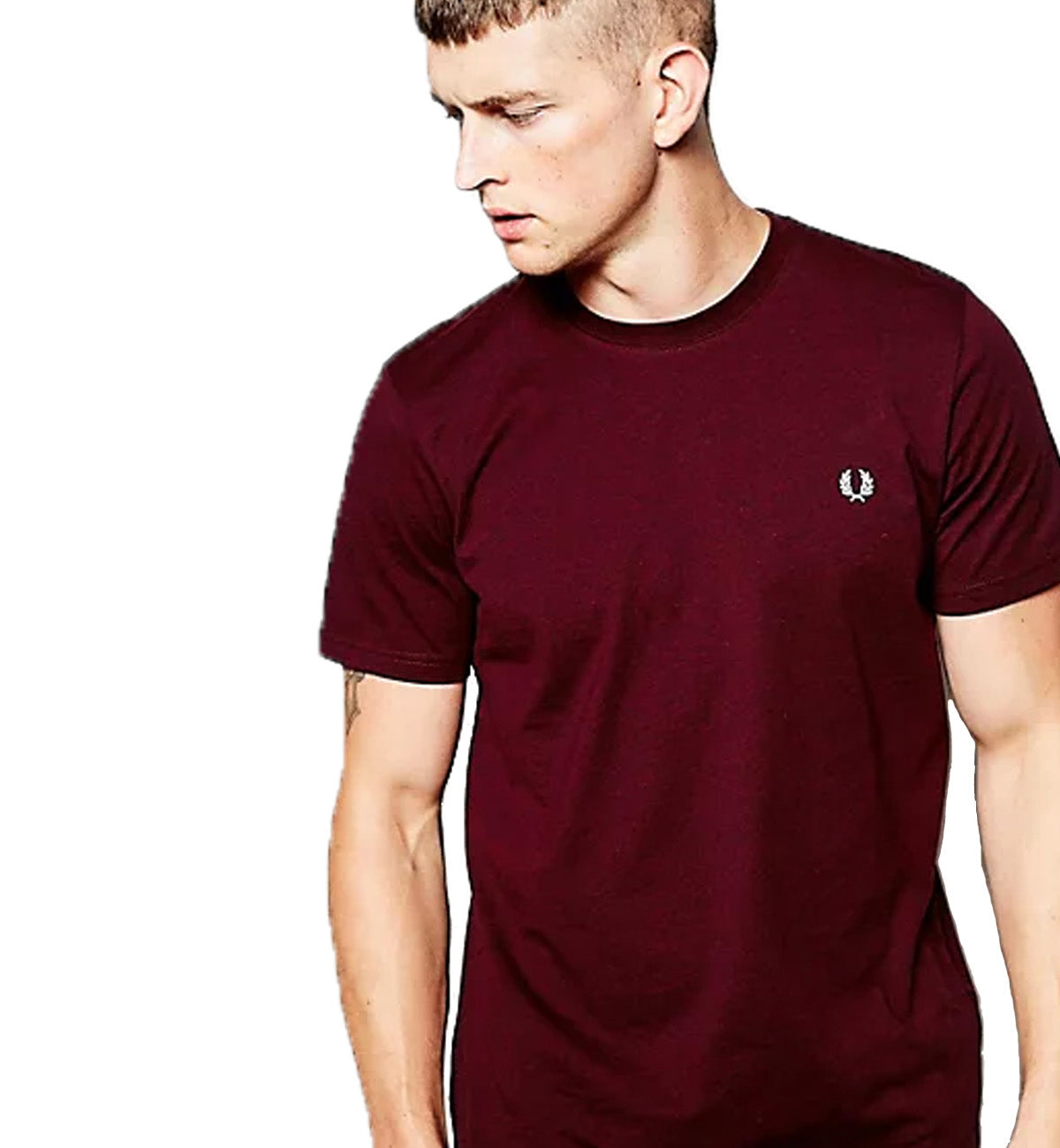 Fred Perry Small Logo T-Shirt (Red)