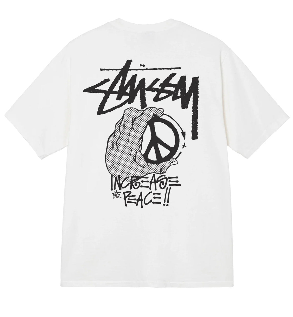 Stussy SS22 Peace Hand Tee (White)