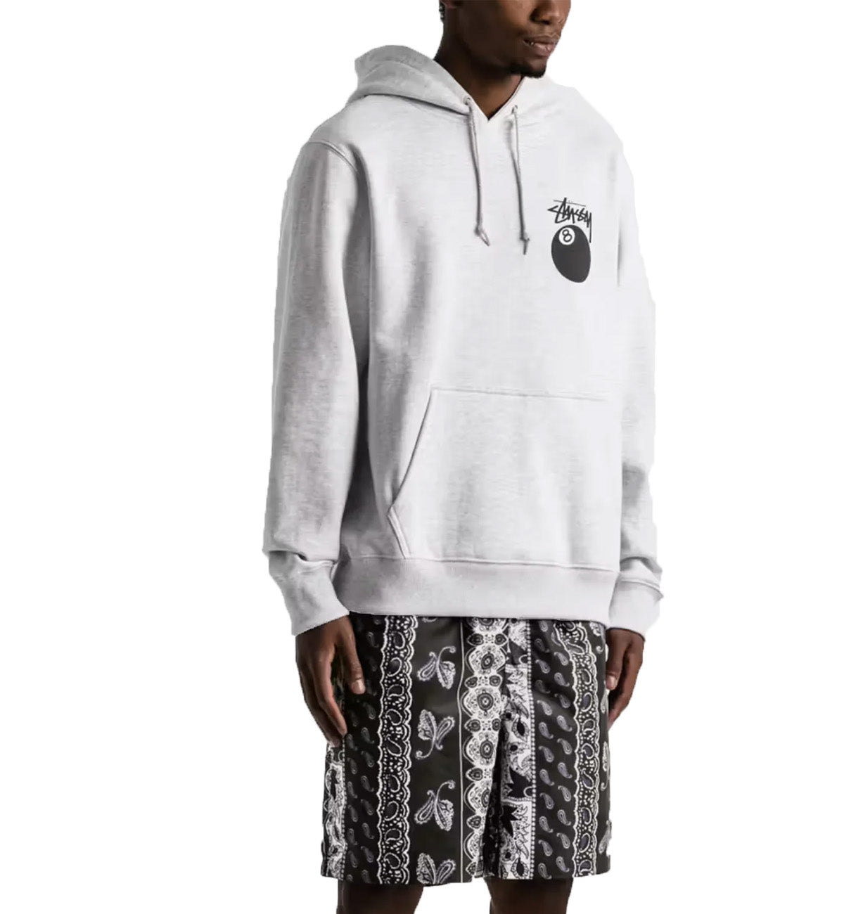 Stussy 8 Ball Hoodie (Grey)