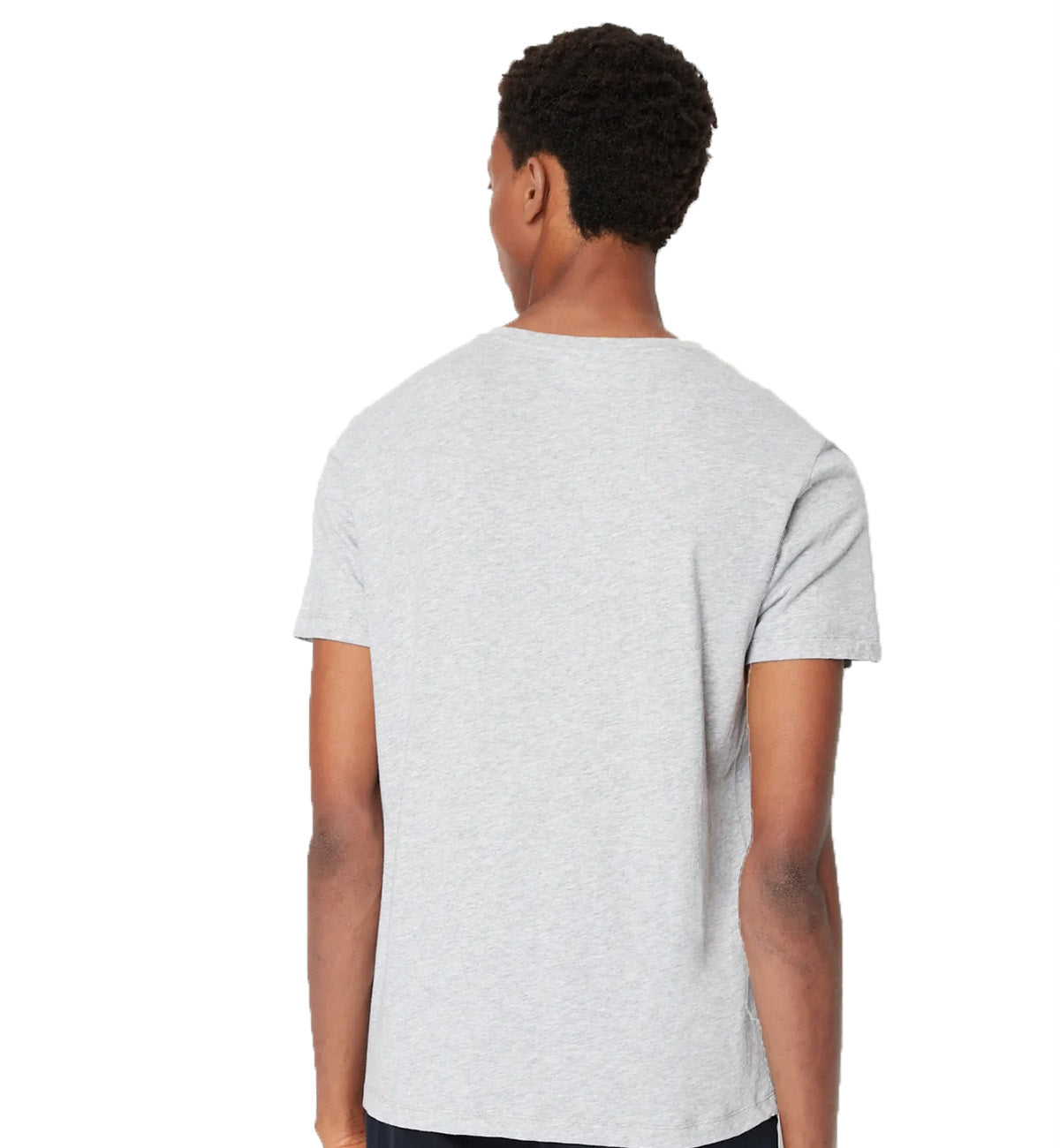 Armani Exchange Slim Fit Center Logo Tee (Grey)