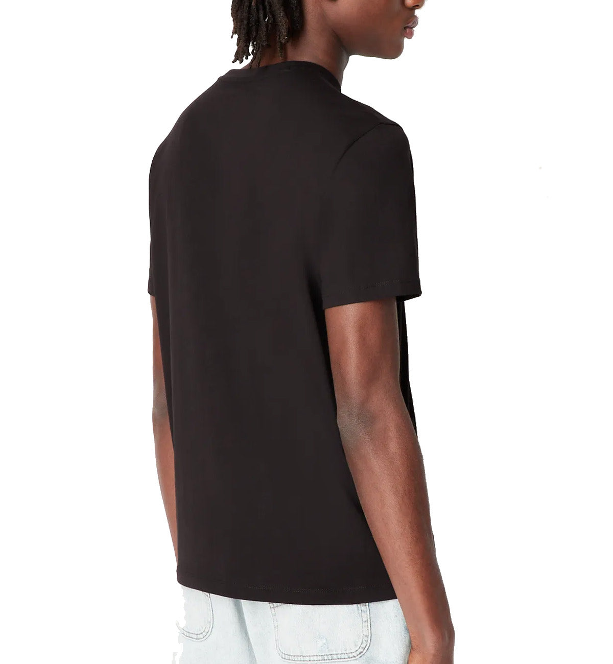 Armani Exchange Basic Chest Logo Tee (Black)