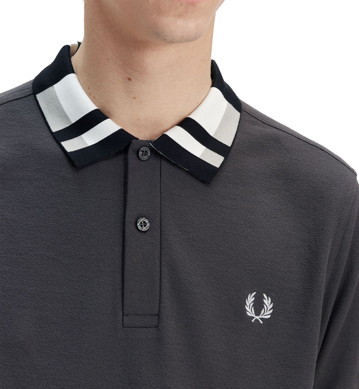 Fred Perry Chequerboard Collar Polo Shirt
