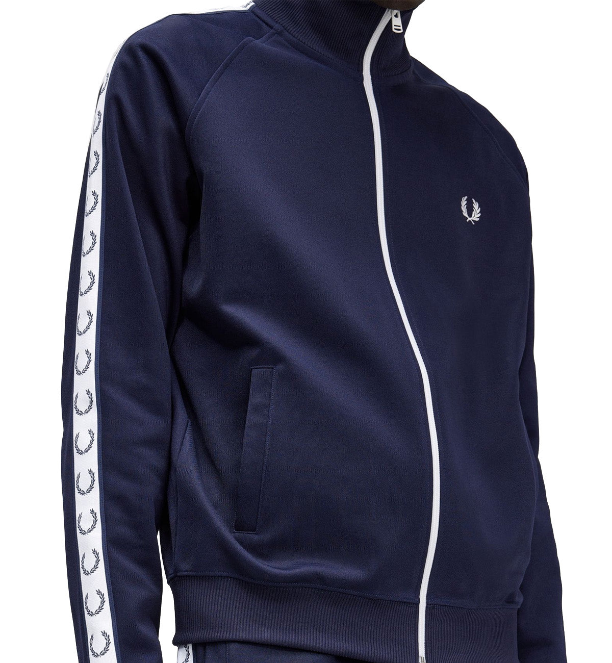Fred Perry Track Taped Jacket (Navy)