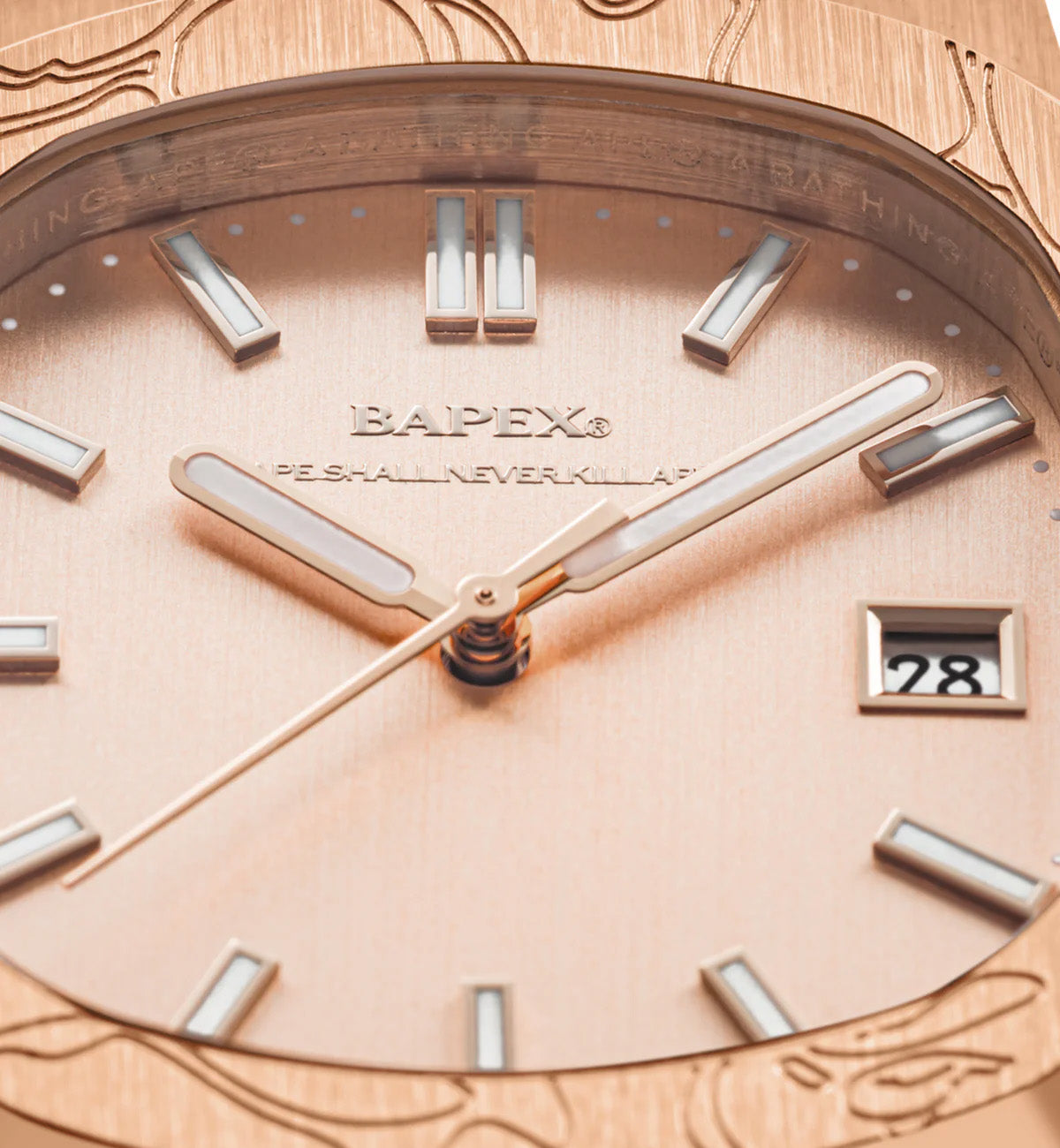 Bapex Type 10 Watches (Gold Pink)