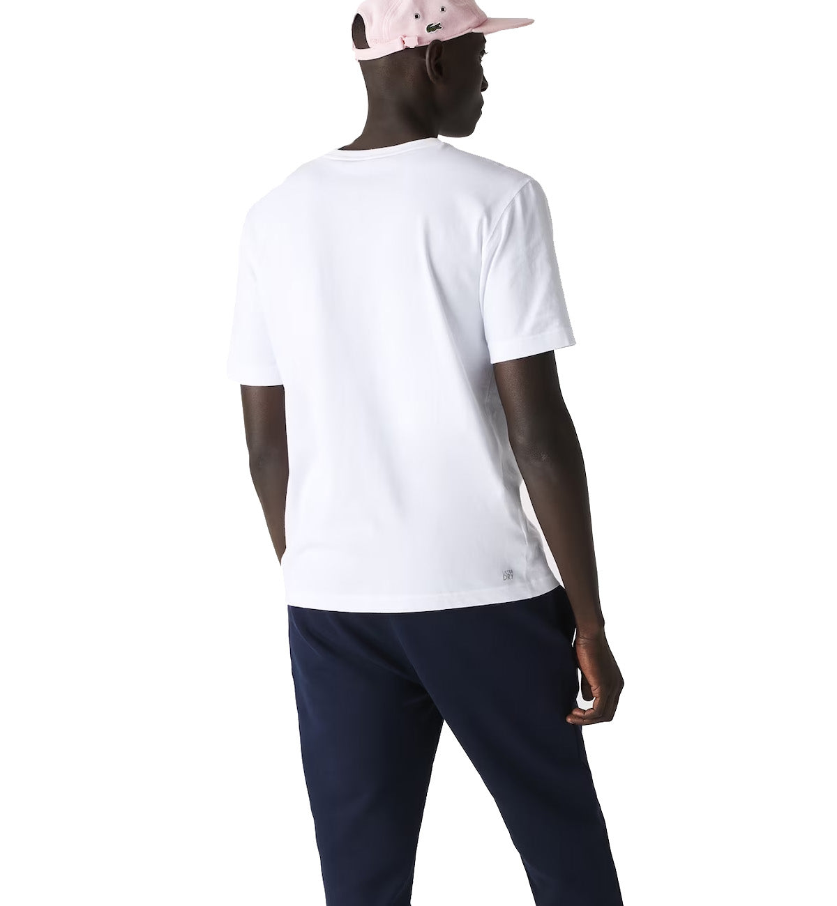 Lacoste Round Neck Small Logo T-Shirt (White)