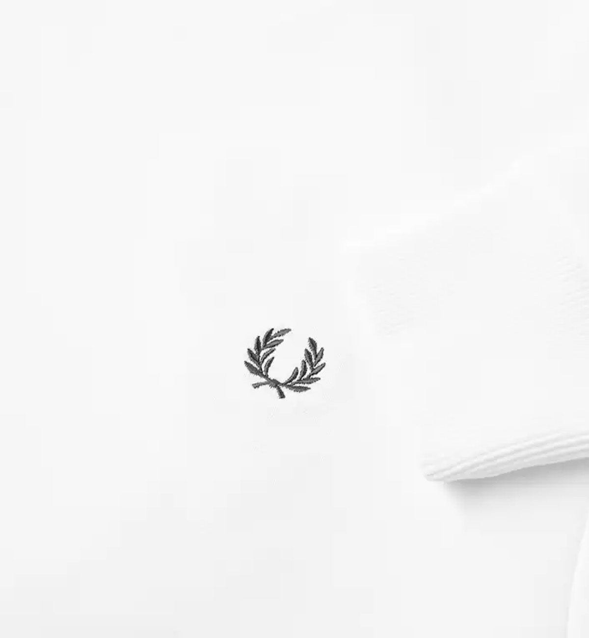 Fred Perry Small Logo Sweatshirt (White)