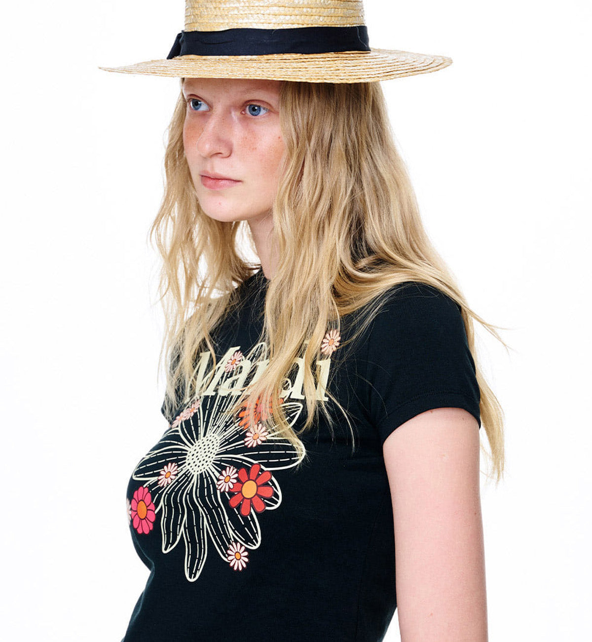 Mardi Mercredi Blossom Mardi T-Shirt (Black Cream)
