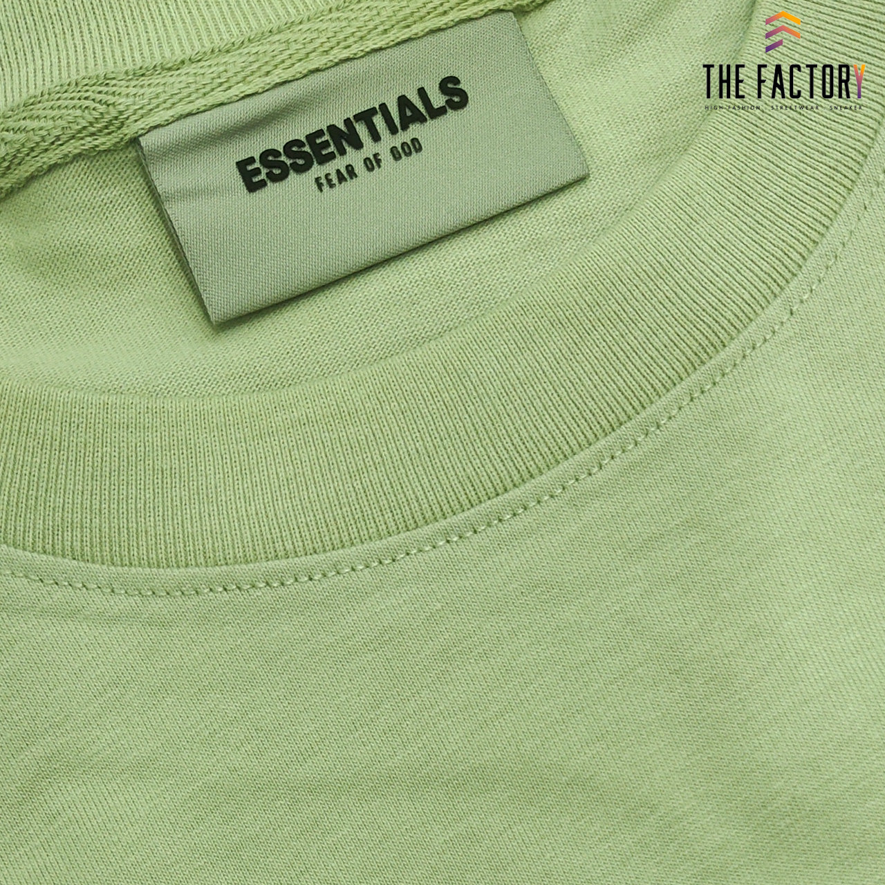 Fear of God SS21 Logo T-Shirt - Green Tea