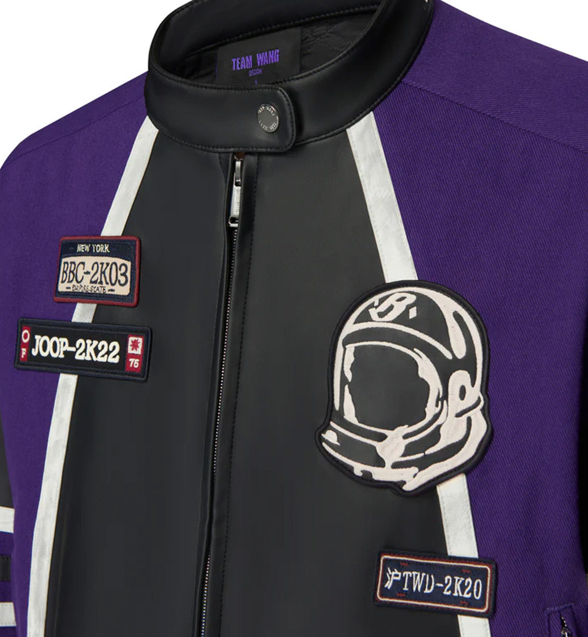 Team Wang Life Is A Race Biker Jacket (Purple)