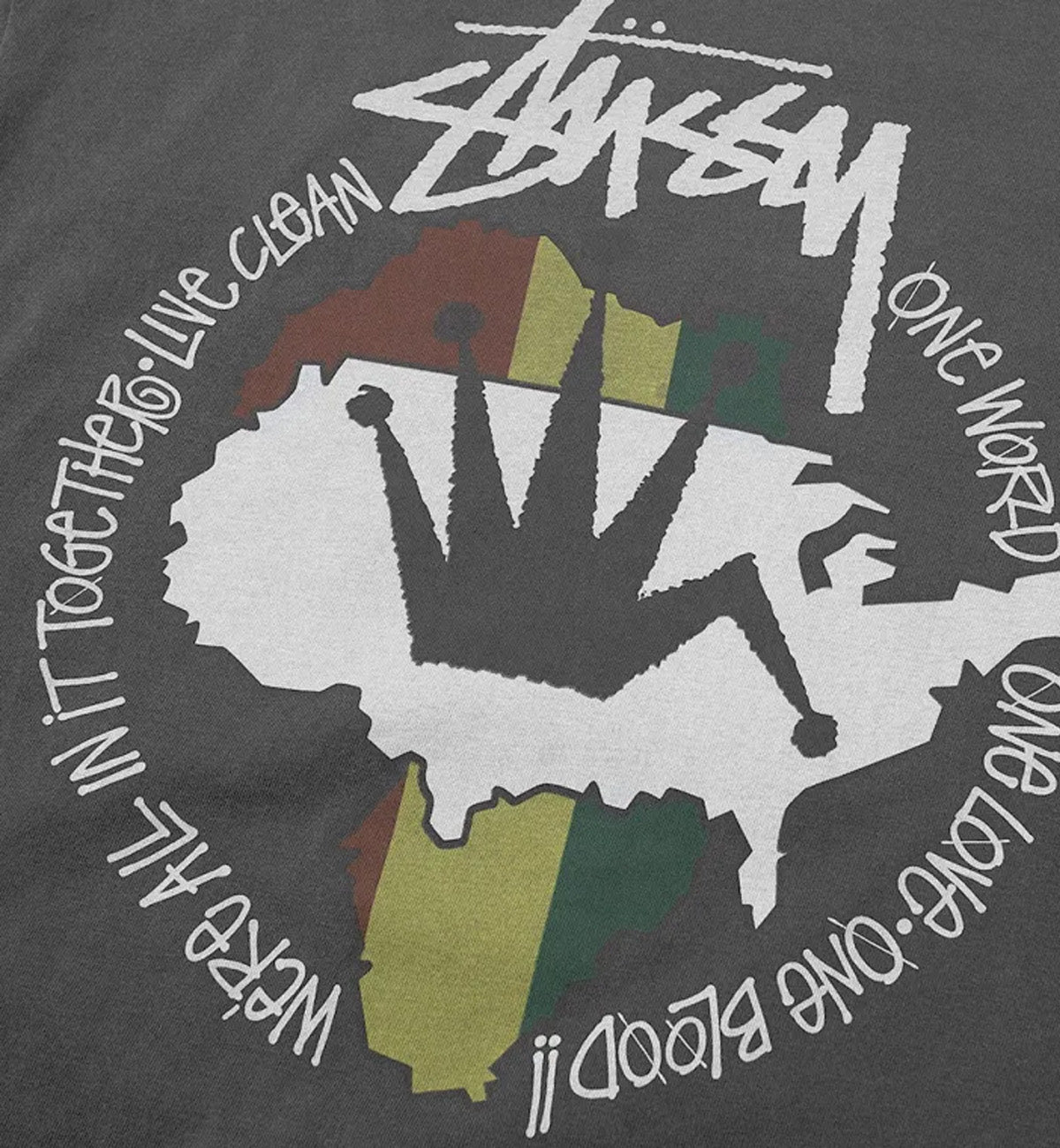 Stussy Live Clean Dyed Tee (Black)