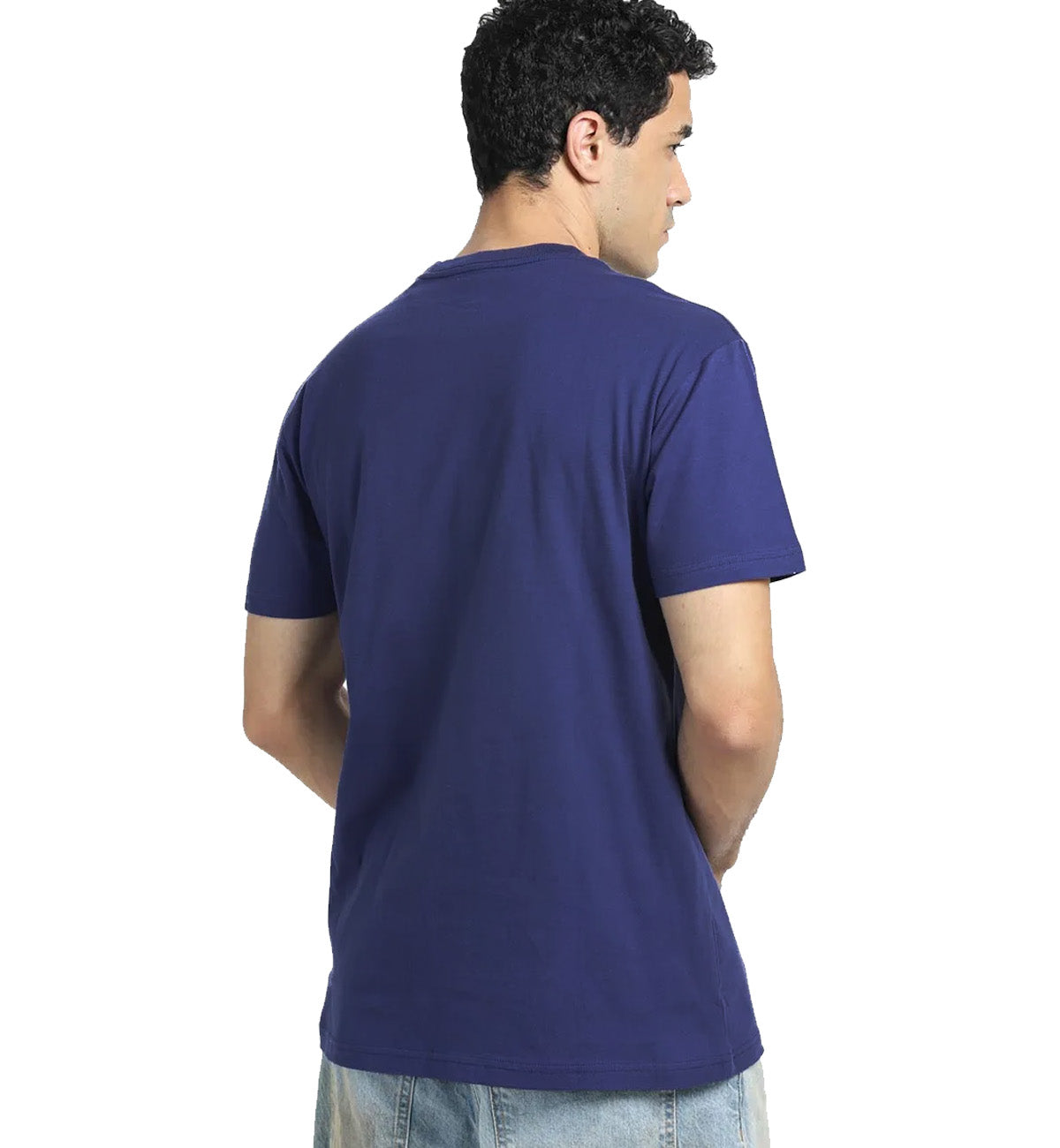 MLB New Era LA Printed White Logo T-shirt (Blue)